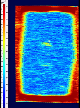 NS series post-impact ultrasonic C-scan